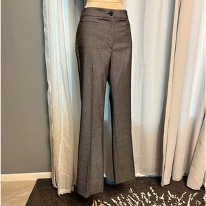 tallbots heritage size 6 wide leg polka dots women’s pants Work Office Blck/whit